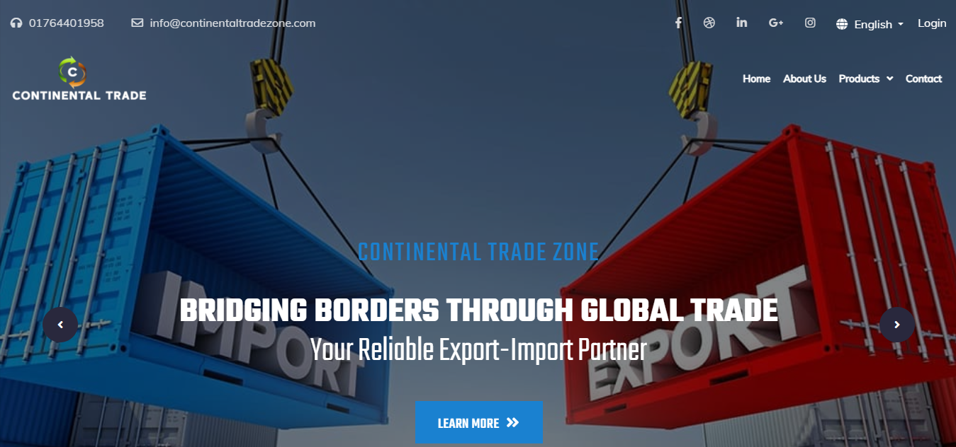 Import & Export Web Application